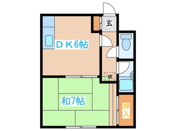 エスポワール松村の物件間取画像